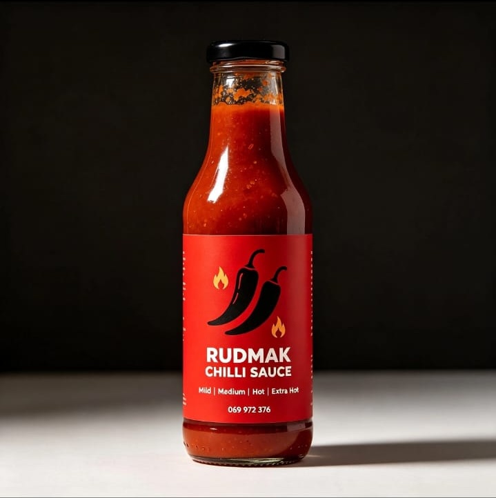 Rudmak Chilli Sauce 5 Litre Commercial Jug