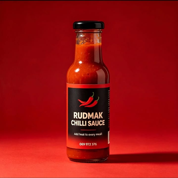 Rudmak Hot Chilli Sauce Bottle